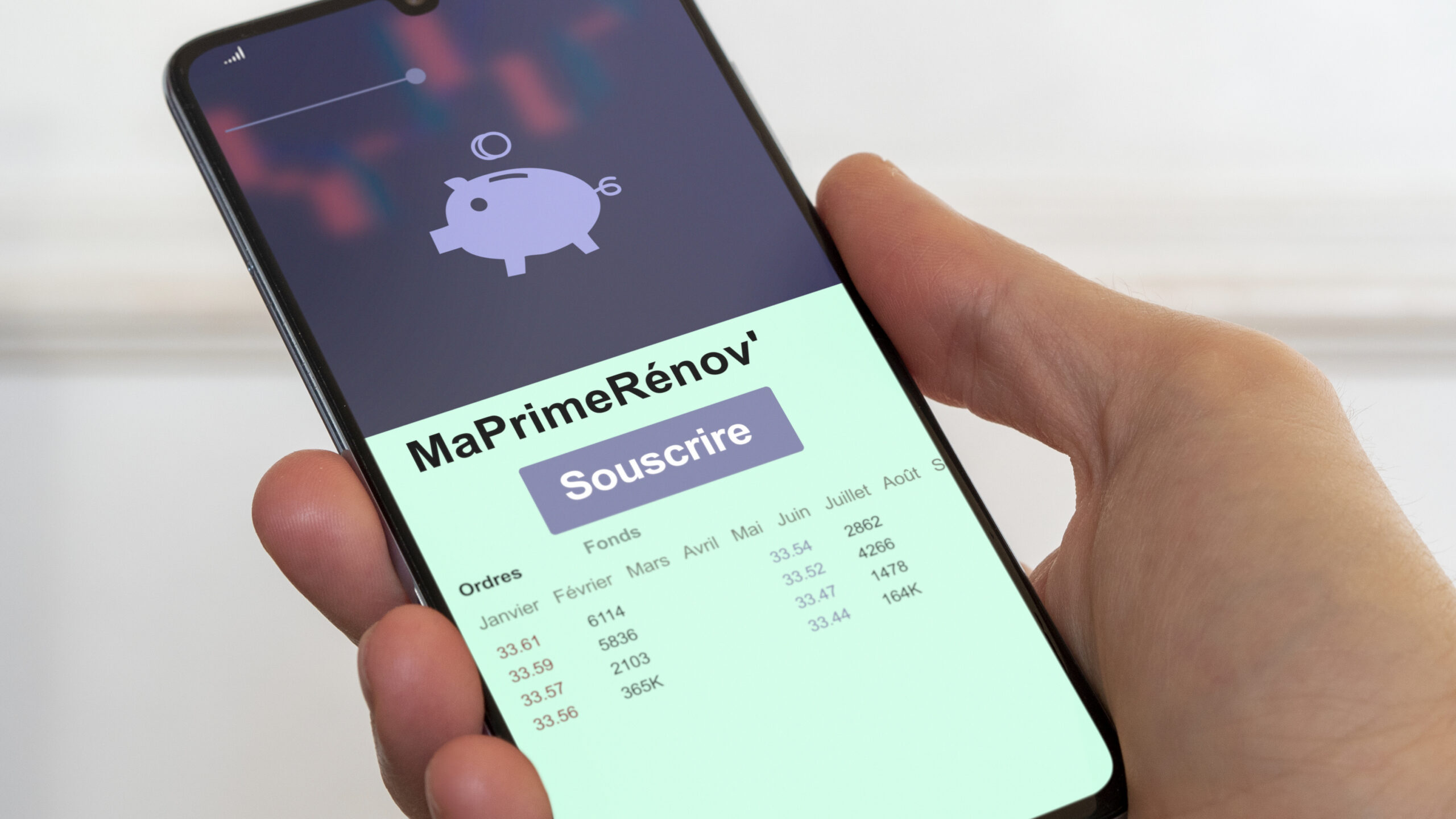 maprimerenov telephone application