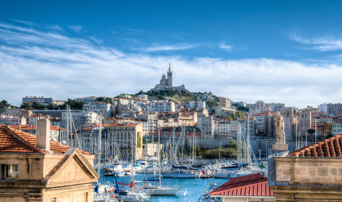 marseille vue basilique